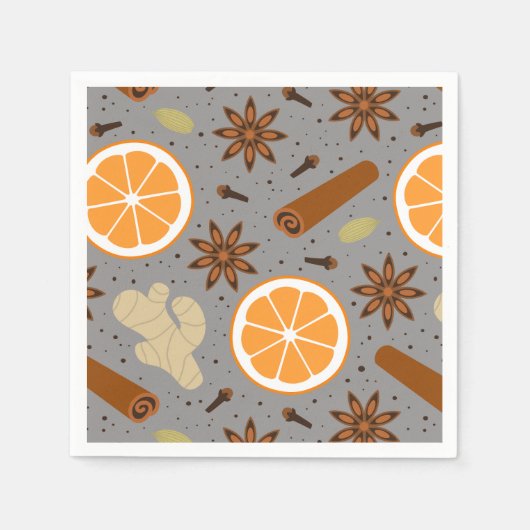 Weihnachtswürze Serviette (Vorderseite)
