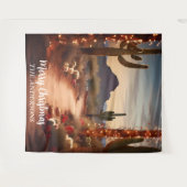 Weihnachtswüste im Südwesten des Fotos Hintergrund Wandteppich (Vorderseite (Horizontal))