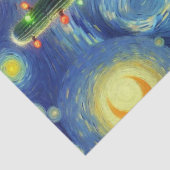 Weihnachtswüste Saguaro Cactus Decoupage Seidenpapier (Detail)