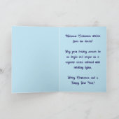 Weihnachtswüste Saguaro Cactus Holiday Card Karte (Innenseite)