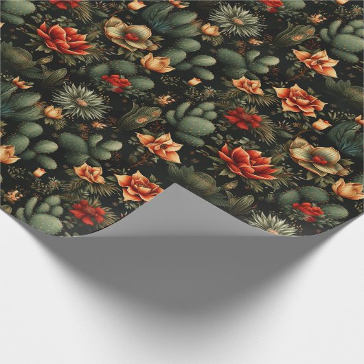 Weihnachtswüste Südwesten Geschenkpapier (Ecke)