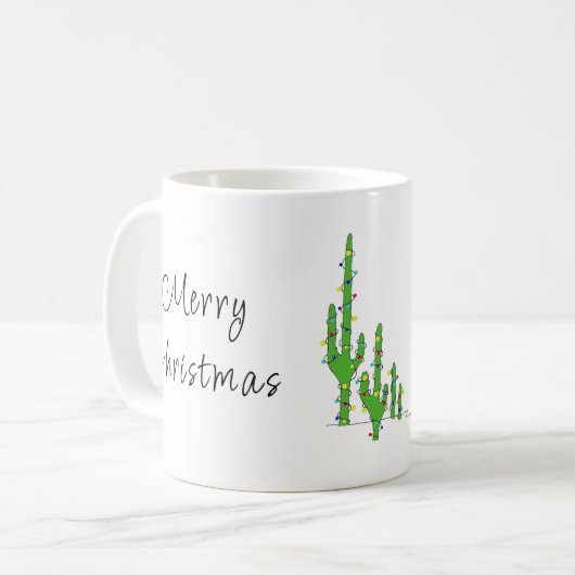 Weihnachtswüste Südwesten Kaffeetasse (Vorderseite Links)