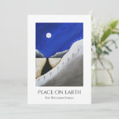 Weihnachtswüste Weltfrieden Südwesten Feiertagskarte (Stehend Vorderseite)