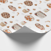 Weihnachtswüsten Geschenkpapier (Ecke)