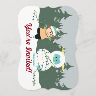 WeihnachtsYeti Einladung