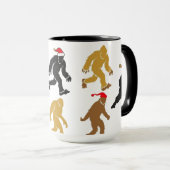WeihnachtsYeti Tasse (VorderseiteRechts)