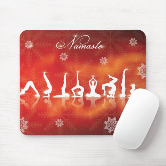 Weihnachtsyoga Mousepad (Mit Mouse)