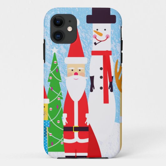 Weihnachtszahlen Case-Mate iPhone Hülle (Rückseite)