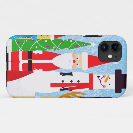 Weihnachtszahlen Case-Mate iPhone Hülle (Rückseite (Horizontal))