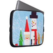 Weihnachtszahlen Laptopschutzhülle (Vorne Rechts)