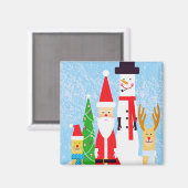 Weihnachtszahlen Magnet (Vorderseite/Rückseite)