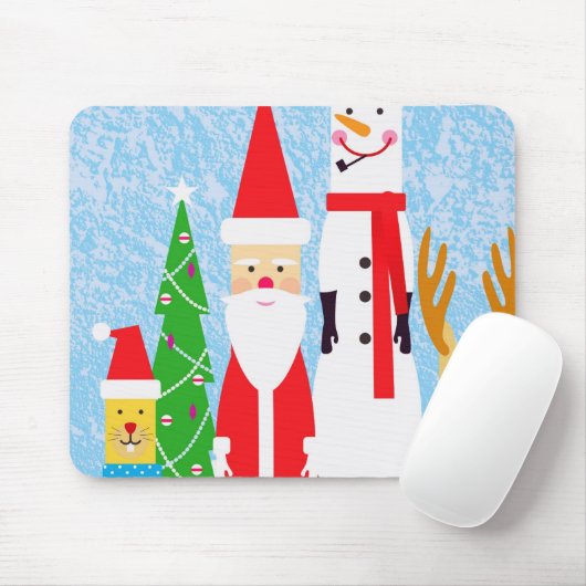 Weihnachtszahlen Mousepad (Mit Mouse)