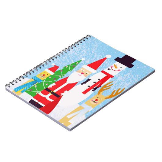 Weihnachtszahlen Notizblock (Linke Seite)