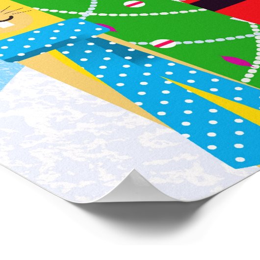 Weihnachtszahlen Poster (Ecke)