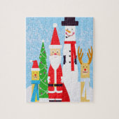 Weihnachtszahlen Puzzle (Vertikal)