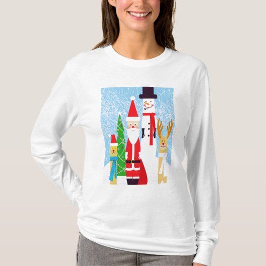 Weihnachtszahlen T-Shirt (Vorderseite)