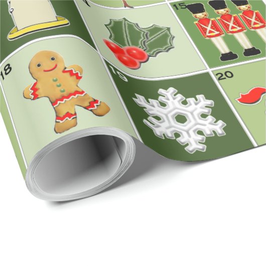 Weihnachtszählung Geschenkpapier (Rolleneckpunkt)