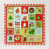 Weihnachtszählung Puzzle (Vertikal)