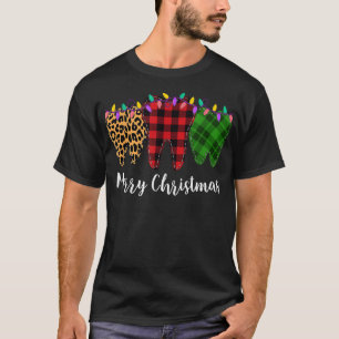 WeihnachtsZahnarzt Zahnarzt Zahnarzt Teeth Leo T-Shirt