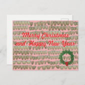 Weihnachtszahnärztin Feiertagspostkarte (Vorne/Hinten)
