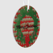 Weihnachtszahnarztorthodontist-Zahnarzthelfer Ornament (Vorderseite)