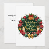 Weihnachtszauber & Frohsinn Festliches Weihnachten (Vorne/Hinten)