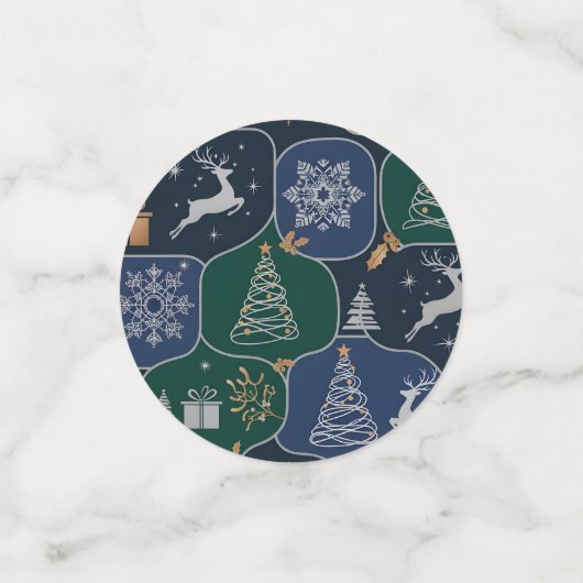 Weihnachtszauber Konfetti (Klein Rückseite)