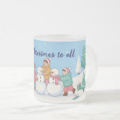 Weihnachtszauber Mattglastasse (VorderseiteRechts)