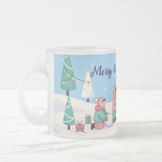 Weihnachtszauber Mattglastasse (Links)