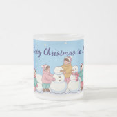 Weihnachtszauber Mattglastasse (Mittel)