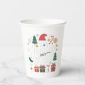 Weihnachtszauber Pappbecher (Rückseite)