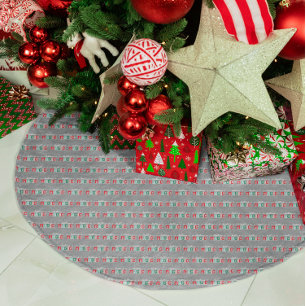 Weihnachtszauber Polyester Weihnachtsbaumdecke