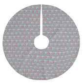 Weihnachtszauber Polyester Weihnachtsbaumdecke (Vorderseite)