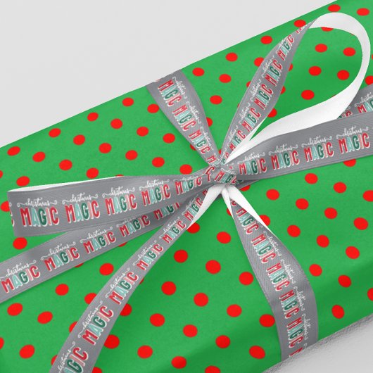 Weihnachtszauber Ripsband