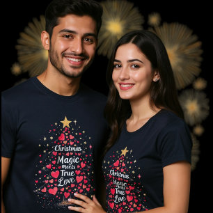 Weihnachtszauber trifft wahre Liebe T-Shirt