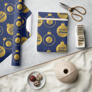 Weihnachtszauberkarte für Firmenkunden Geschenkpapier