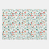 Weihnachtszauberpapier Geschenkpapier Set (Vorderseite 2)