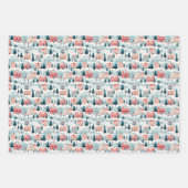 Weihnachtszauberpapier Geschenkpapier Set (Vorderseite)