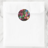 Weihnachtszaubersticker Runder Aufkleber (Tasche)