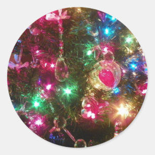 Weihnachtszaubersticker Runder Aufkleber