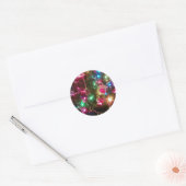 Weihnachtszaubersticker Runder Aufkleber (Umschlag)