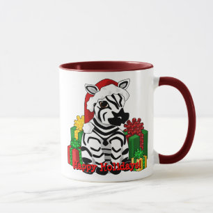 Weihnachtszebra-Tasse Tasse