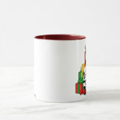 Weihnachtszebra-Tasse Tasse (Zentrum)