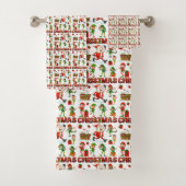 Weihnachtszeichen Badhandtuch Set (Insitu)