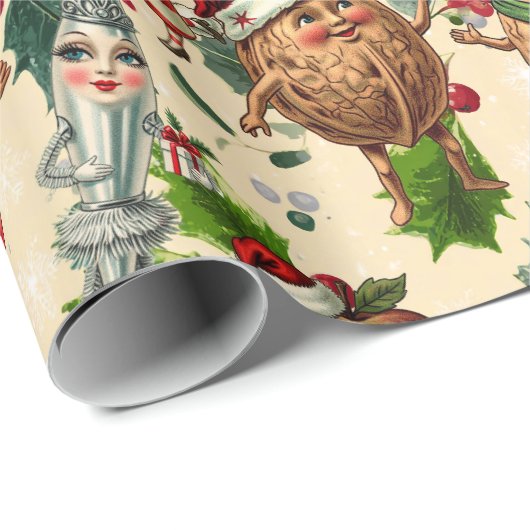 Weihnachtszeichen Geschenkpapier (Rolleneckpunkt)