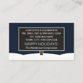 Weihnachtszeichen, Weihnachts-Party Begleitkarte (Rückseite)