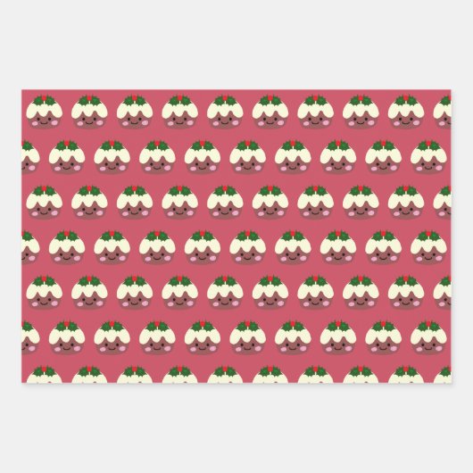 Weihnachtszeit 1 geschenkpapier set (Vorderseite)