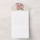 Weihnachtszeit All In One Einladung (Innen Boden)