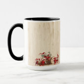 Weihnachtszeit Alphabet Anpassbare Tasse (Links)