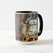 Weihnachtszeit Alphabet Anpassbare Tasse (VorderseiteRechts)